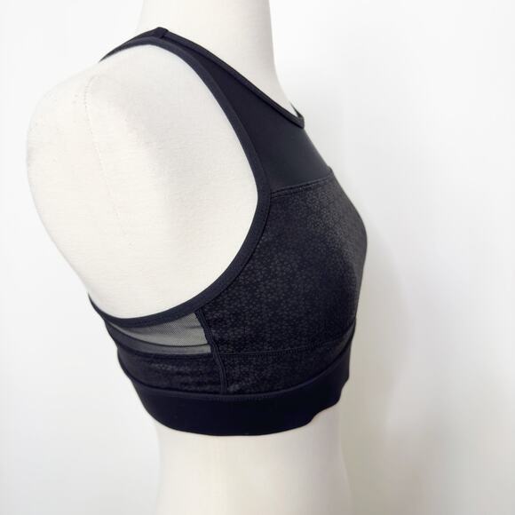 ZYIA Black Flower All Star Sports Bra S - Picture 3 of 7